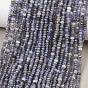 Natural Tanzanite Beads Strands, Rondelle, Faceted