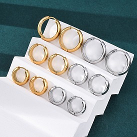 316 серьги-кольца из хирургической нержавеющей стали для женщин