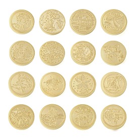 Wax Seal Brass Stamp Heads, for Wax Seal Stamp, Golden