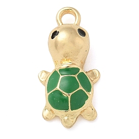 Подвески из эмали и сплава, черепаховый шарм