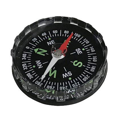 Outdoor Compass, ABS Plastic Waterproof Portable Compass