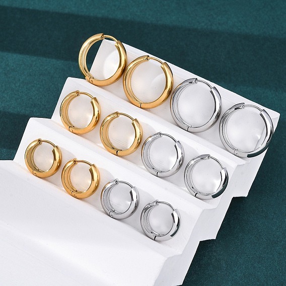316 серьги-кольца из хирургической нержавеющей стали для женщин