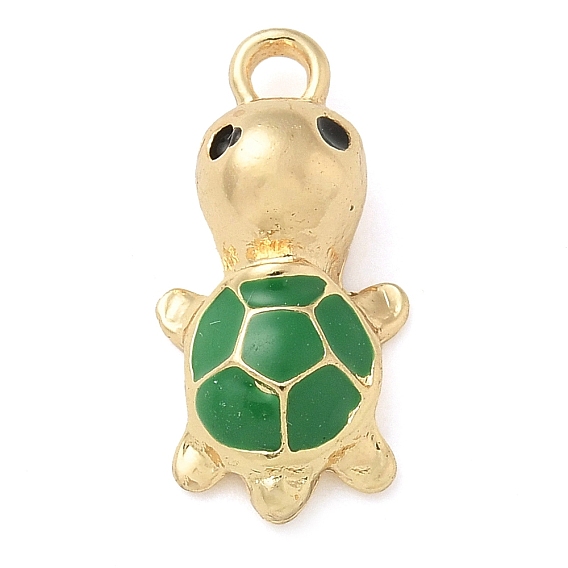 Подвески из эмали и сплава, черепаховый шарм