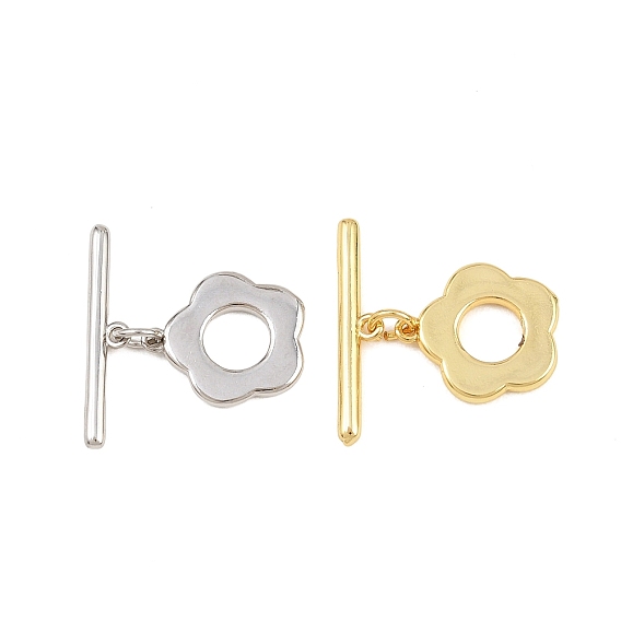 Латуни Переключить застежками, без кадмия и без свинца, долговечный, цветок