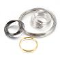 Steel Memory Wire for Necklace Making, Inner Diameter: 115mm, 0.6x1mm, 250 circles/500g