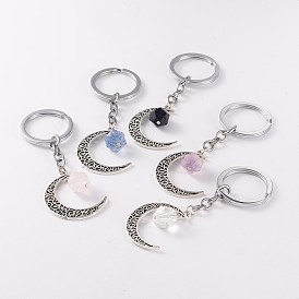 Porte-clés en alliage de lune, 98mm