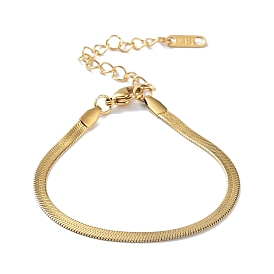 316 Surgical Stainless Steel Herringbone Chain Bracelet