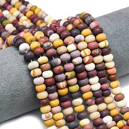 Природные mookaite бисер нитей, матовые, рондель