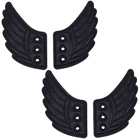 Ткань с войлочными украшениями для обуви, аксессуары для обуви своими руками, крыло