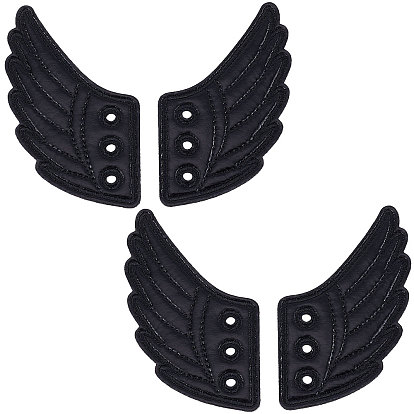 Ткань с войлочными украшениями для обуви, аксессуары для обуви своими руками, крыло