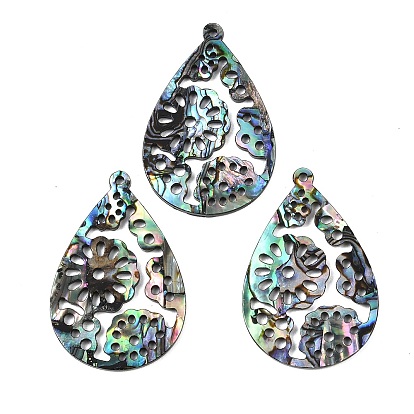 Подвески из акриловых ракушек, слеза, полый