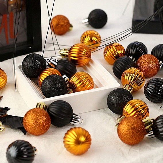 Украшения из пластиковых шариков, для мини-игровых украшений на Хэллоуин