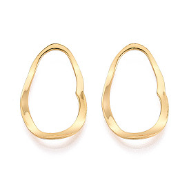 Латунные подвески, без никеля , волна слеза