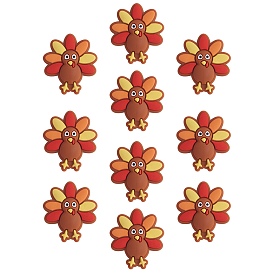 10Pcs Turkey Silicone Beads