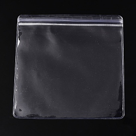 Transparent Plastic Zip Lock Bags, Self Seal Bags, Square