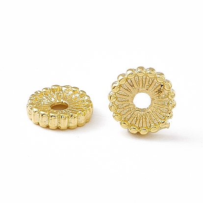 Spacer бисер латунные, без кадмия и без свинца, плоско-круглые