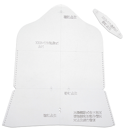 2Шаблон для самостоятельного изготовления кожаного чехла для солнцезащитных очков из акрила, шаблоны кожи акриловой кожи