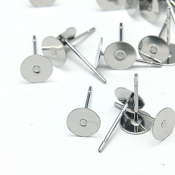 304 Stainless Steel Stud Earring Findings