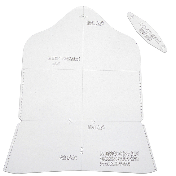 2Шаблон для самостоятельного изготовления кожаного чехла для солнцезащитных очков из акрила, шаблоны кожи акриловой кожи