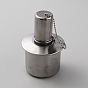 Iron Tiki Torch Canister Replacement, Oil Lamp Burner with Fiber Wick