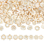160Pcs ABS Imitation Shell & Acrylic Flower Bead Caps