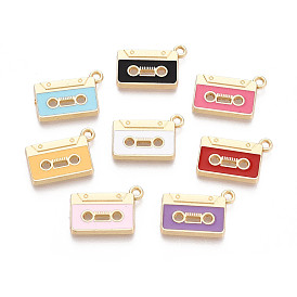 Подвески из эмали и сплава, ленточные подвески, золотые, без кадмия, без никеля и без свинца