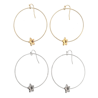 304 женские серьги с подвесками из нержавеющей стали, в главных ролях