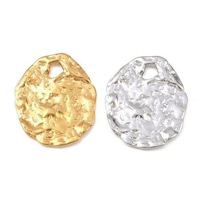 Кованые 304 подвески из нержавеющей стали, овальные, без кадмия, без никеля и без свинца, ионное покрытие (ip)