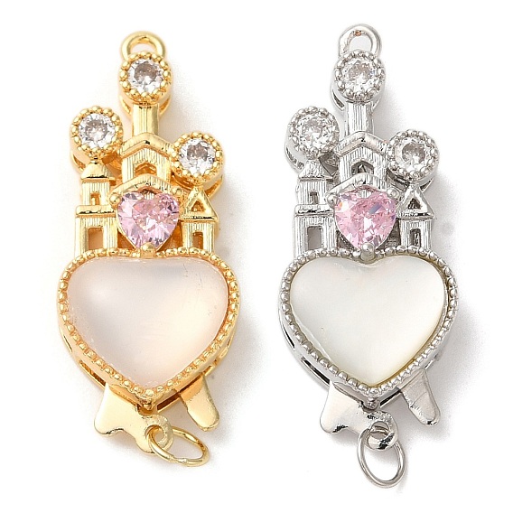 Латунные микро проложить кубического циркония ящик с застежками, без кадмия, без никеля и без свинца, со стеклом и оболочкой, долговечный, с целью перехода в кольце