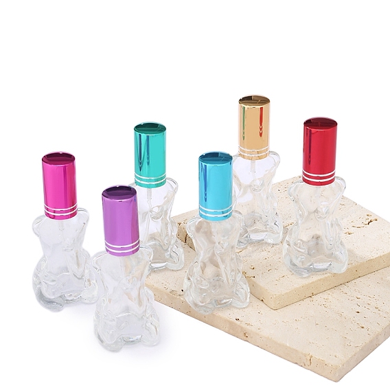 15мл стеклянные флаконы-спрей, распылитель мелкого тумана, многоразовая бутылка