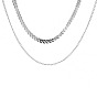 Fashionable Fishbone Chain with Sparkling Sequins - Short Lockbone Necklace, Collarbone Chain.