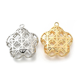 Латунные подвески, без кадмия, без никеля и без свинца, звезда, полый