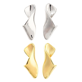 Rack Plating Brass Studs Earrings for Women, Long-Lasting Plated, Lead Free & Cadmium Free