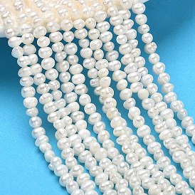 Natural Cultured Freshwater Pearl Beads Strands, Potato