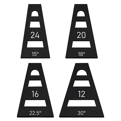 4шт. набор акриловых клиновидных форм