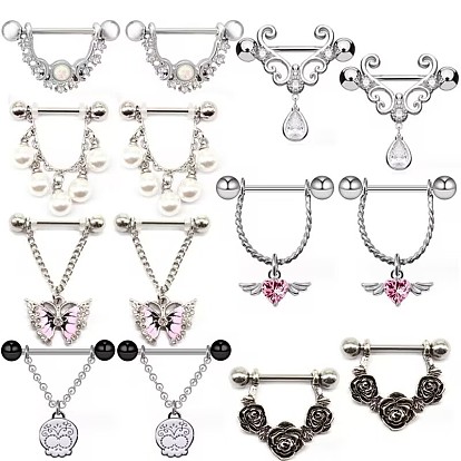 316l хирургическая нержавеющая стальная скоба для соска