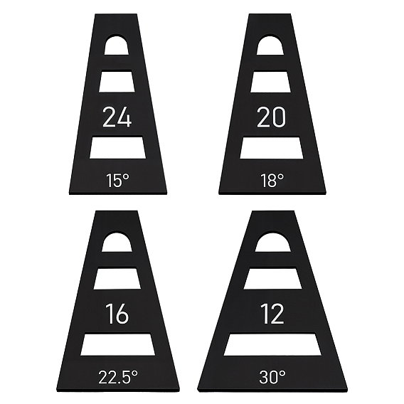 4шт. набор акриловых клиновидных форм