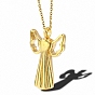 Fairy Urn Ashes Pendant Necklace, 316L Stainless Steel Memorial Jewelry for Men Women