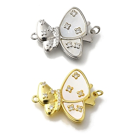 Покрытие стойки латунь микро паве застежка для коробки из кубического циркония, с оболочкой, без свинца и без кадмия, долговечный, бантом