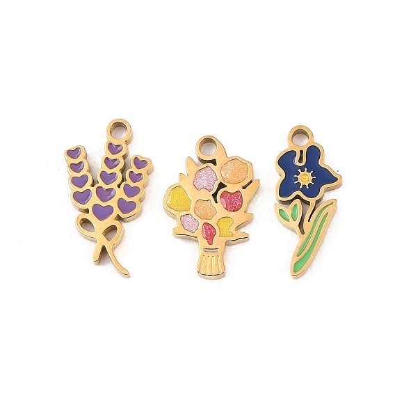 304 нержавеющей стальной эмали подвески, , ионное покрытие (ip), реальный 18 k позолоченный