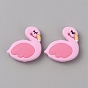 Силиконовые бусины фламинго