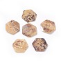Freshwater Shell Buttons, Hexagon, 2-Hole
