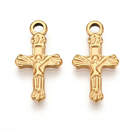 304 подвески из нержавеющей стали, ионное покрытие (ip), крест прелести