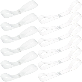 20шт. прозрачные силиконовые шнурки, ремешок для обуви с защитой от провисания для высоких каблуков