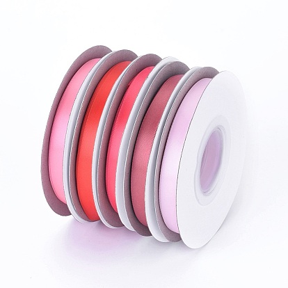 Single Face Polyester Satin Ribbon, for Gift Packing, Party Decorate, Jewelry Accessories