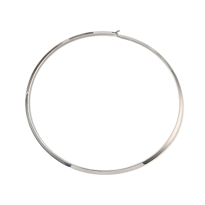 304 из нержавеющей стали ожерелья чокеровщика, жесткие ожерелья, 5.31 дюйм (13.5 см)