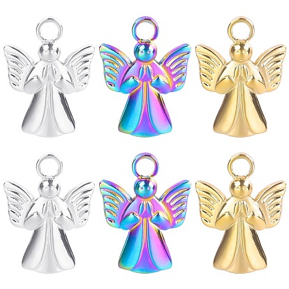 Stainless Steel Pendants, Angel Charms