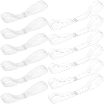 20шт. прозрачные силиконовые шнурки, ремешок для обуви с защитой от провисания для высоких каблуков