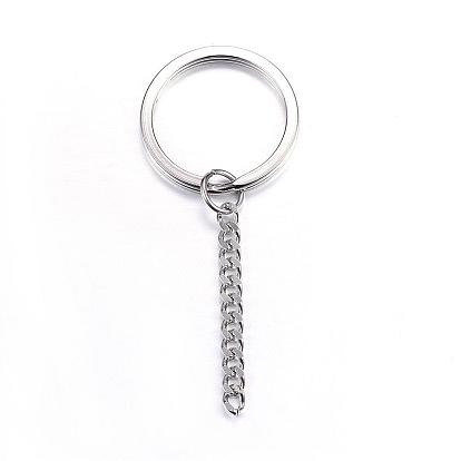 304 Stainless Steel Keychain Ring