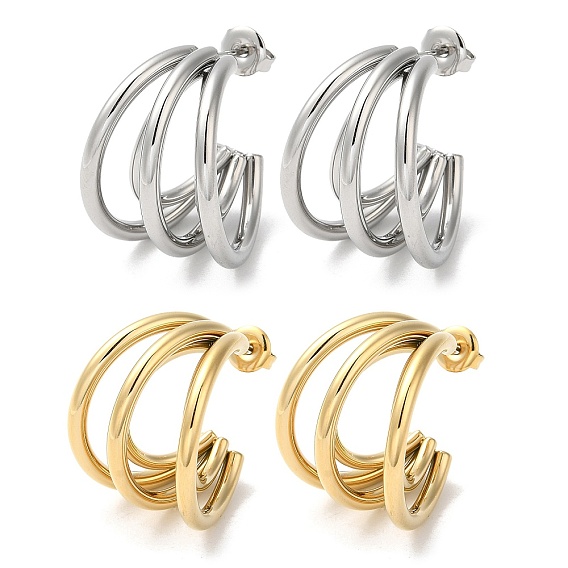 304 из нержавеющей стали серьги, сплит серьги, серьги-кольца